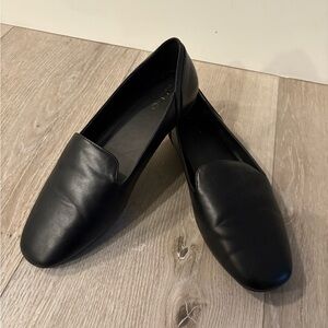 ALDO Joelle Leather Black  Flex Women FLAT Shoe SZ 8 US Great